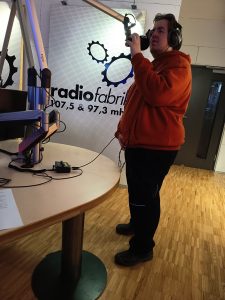 Eric beim Moderieren